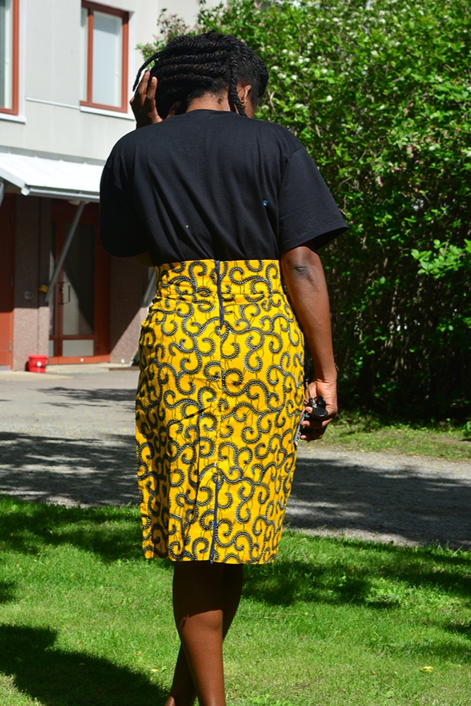 Jenifer African mini skirt