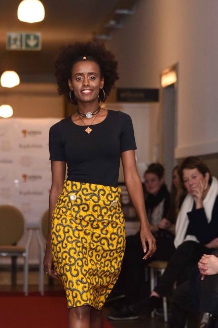 Jenifer African Ankara Print Mini Skirt