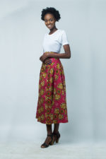 Mode Afrique Ankara print ladies skirt