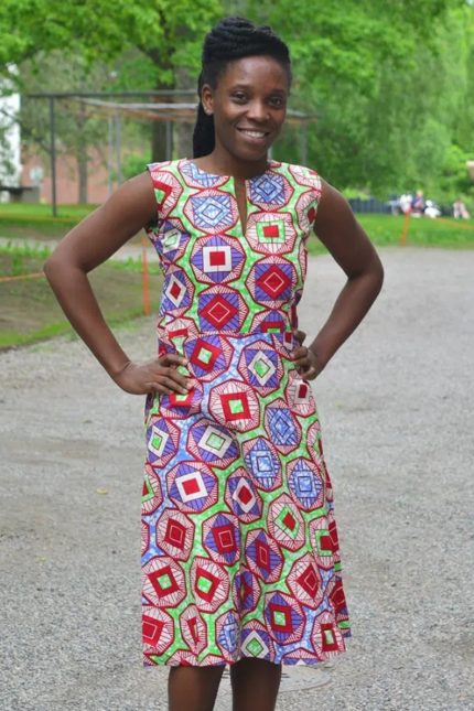 African Ankara Print Trendy Dresses