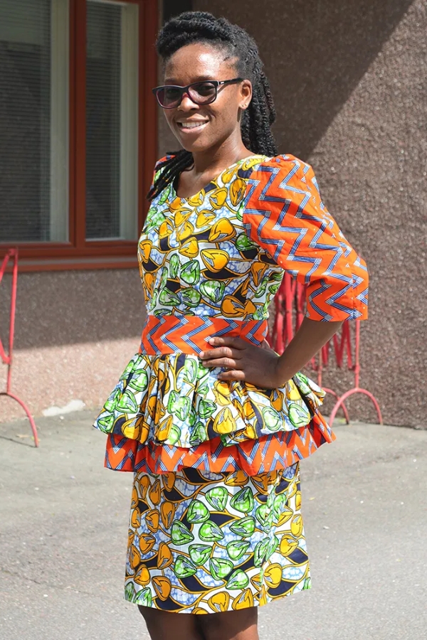 Style me African Skirt and blouse