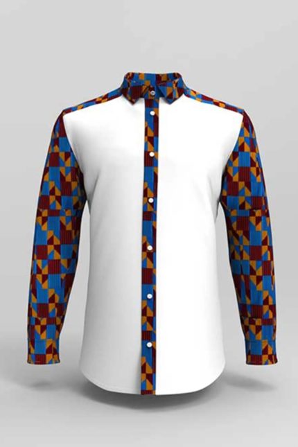 Afro Urban ethnic African Men Shirt
