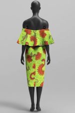 Benin custom made Ankara print dress