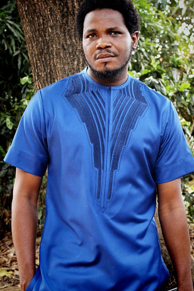 Handmade Nigerian embroidery men dress