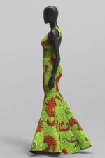 Luanda custom made African print dress
