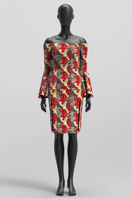 Victoria Ethnic African Print Women Dress