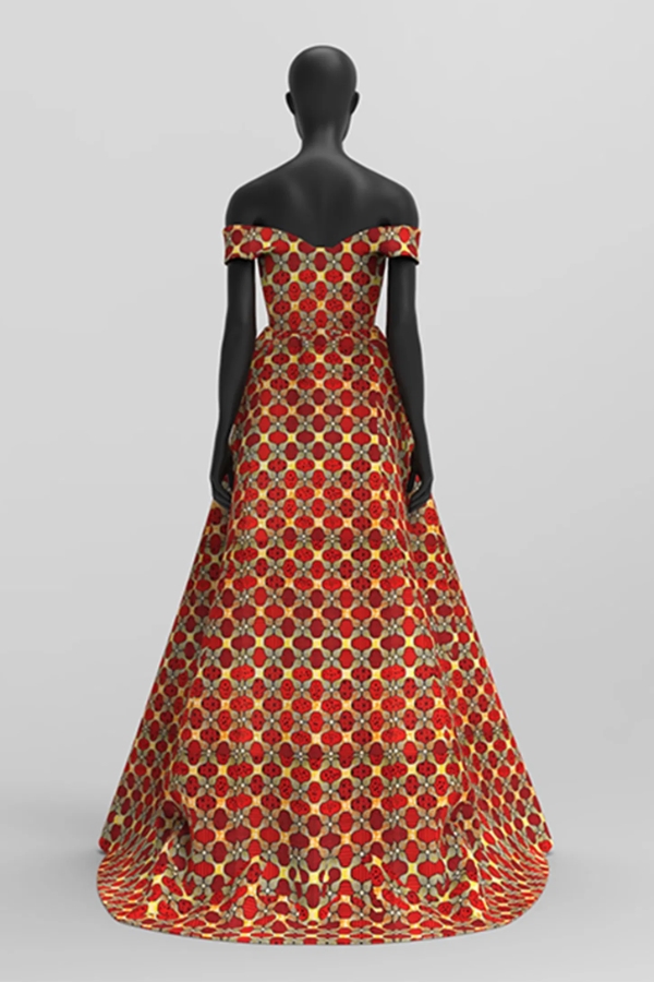 Victoria modern African dinner dress