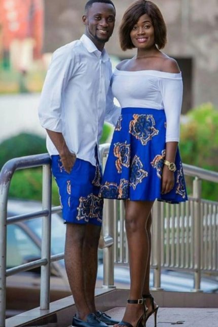 Ethnic african couple dress