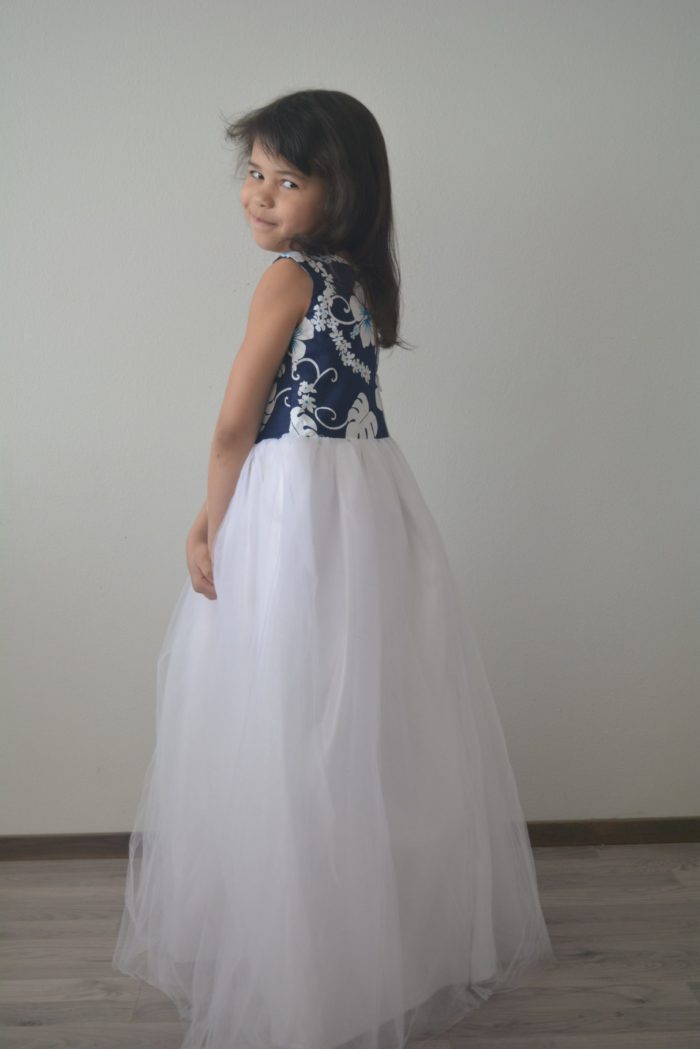 Audrey Ankara print girl dress