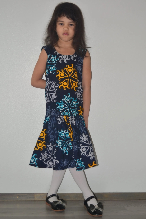 Bolanle Ankara sleeveless dress
