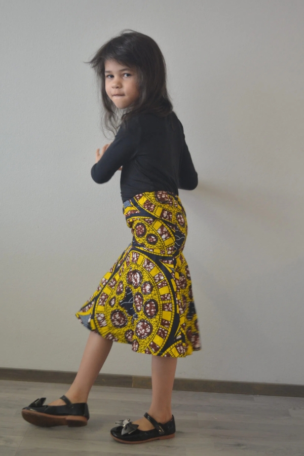 Latricia African print skirt
