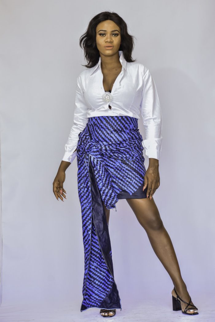 Slay Mama Adire African Batik Skirt