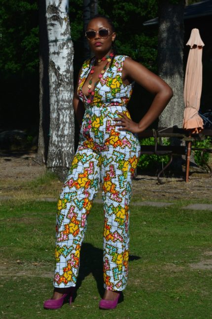African print Becky jumpsuit