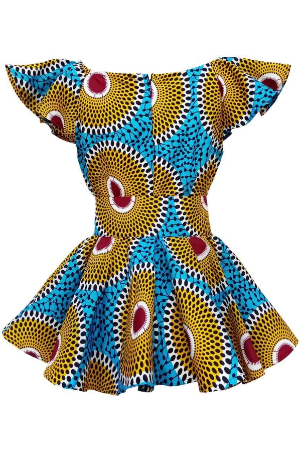 African print Janet top dress