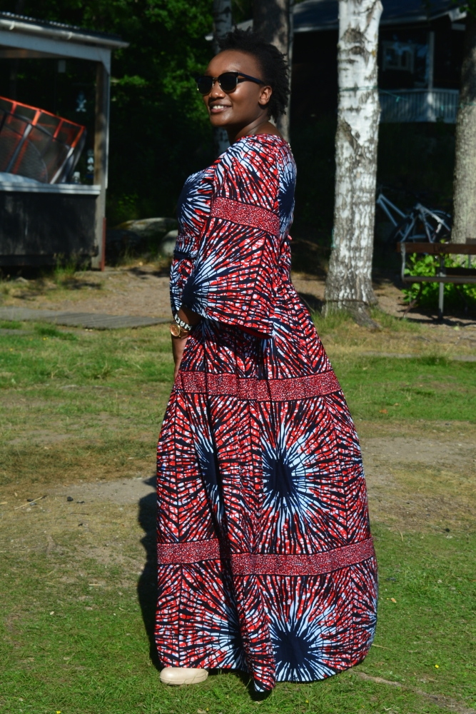 African print Margarita maxi dress