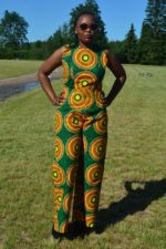 Sofia African print jumpsuit