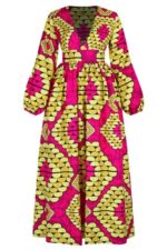 Abena African Ankara print maxi dress