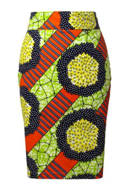 African Ankara Print Pencil Skirts