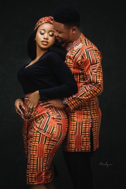 Emilia African couple dress