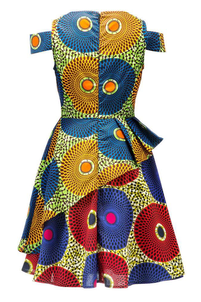 Ashley African print dress