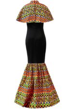 Rebecca mixed print African dress
