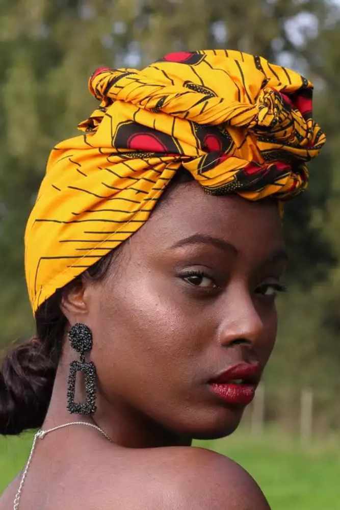 Ada African print head wrap
