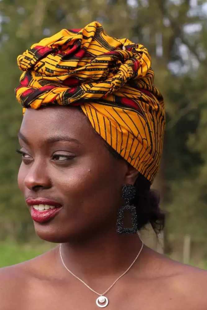 Ada African print head wrap