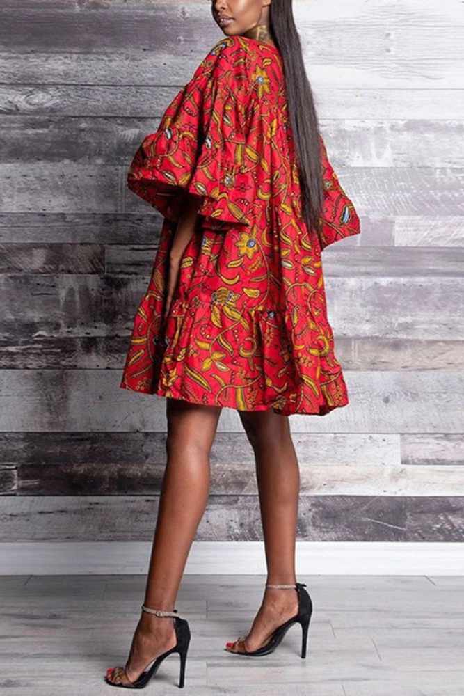 Jina African mini dress