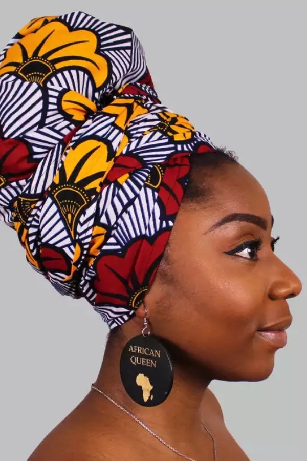 Mama Africa Ankara print head wrap